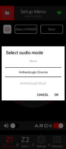 anthem sound mode